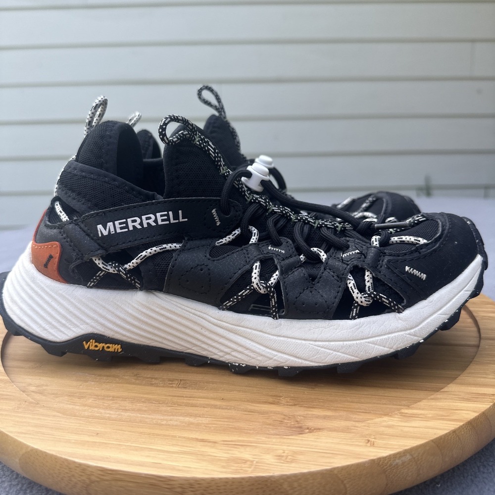 Merrell Moab Flight Sieve Womens 9 Black Vibram Float Pro Trail Water Shoes